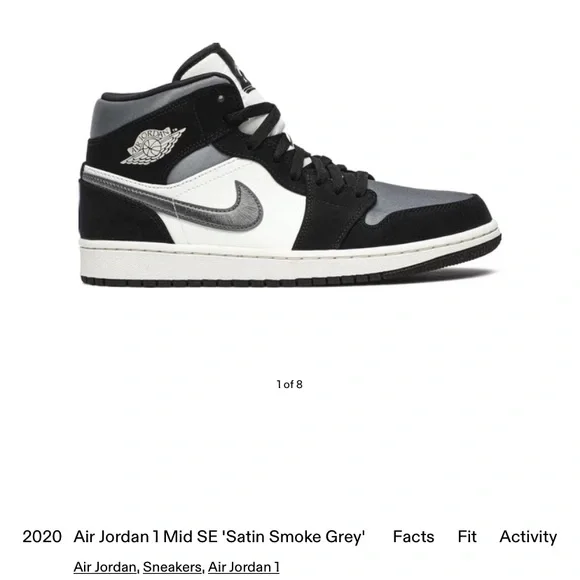Air Jordan 1 Mid SE ‘Satin Smoke Grey’